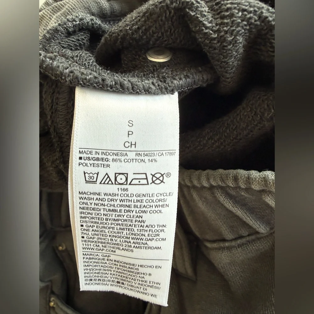 GAP Women's Black Wide Leg Pull on Trousers Moonless Night Size M - Picture 6 of 6